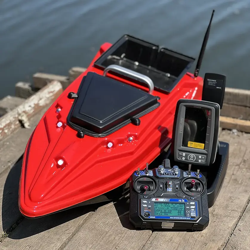 Кораблик Тигр 2 GPS автопилот, эхолот Toslon TF 520 фото