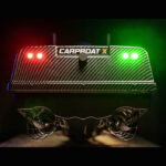 Габаритные огни на прикормочном кораблике Carpboat X фотография